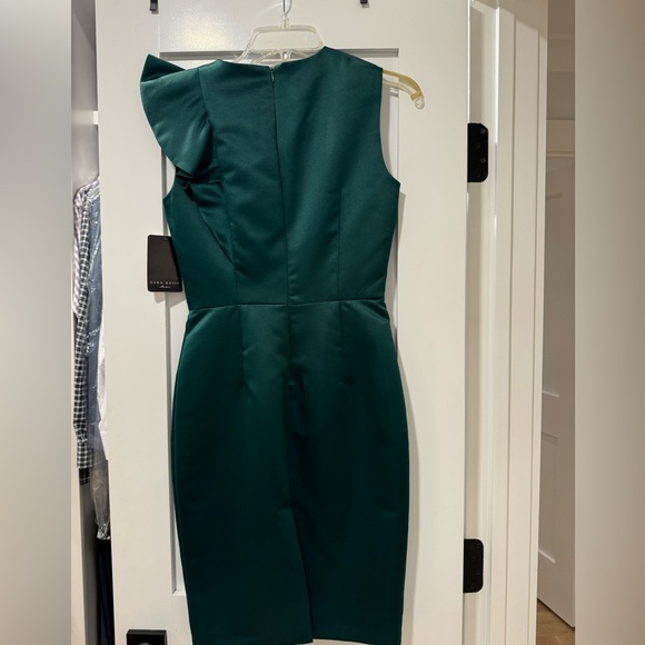 NWT Zara green cocktail dress - Picture 3 of 7